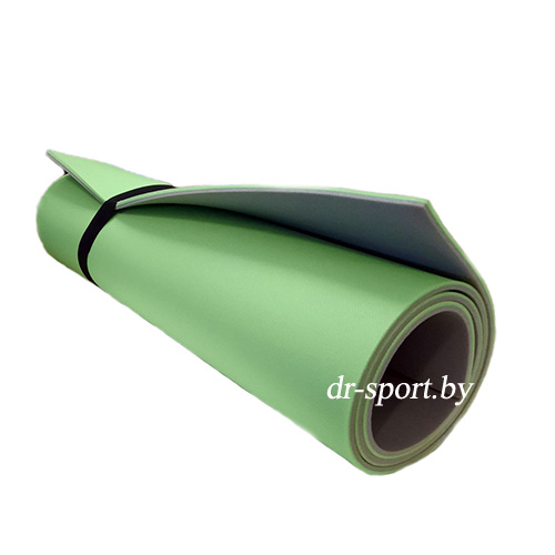 Коврик (пенка) гимнастический/туристический 8*0.6L1.8 салатовый/серый